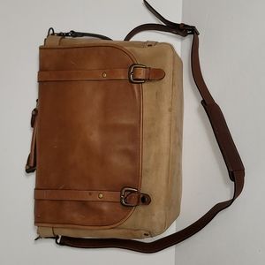 Leather Saddle Messenger Bag